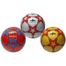 foot - ballon de football star etoiles rouge - blanc ou jaune ou rouge