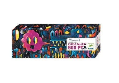 puzzle 500 pces monster wall illustration niark 1