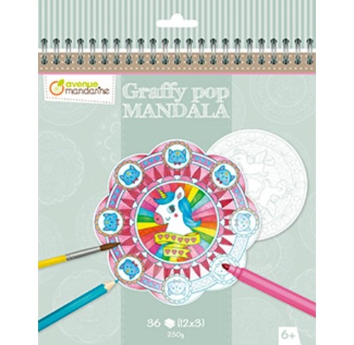 avenue mandarine - graffy pop mandala magie