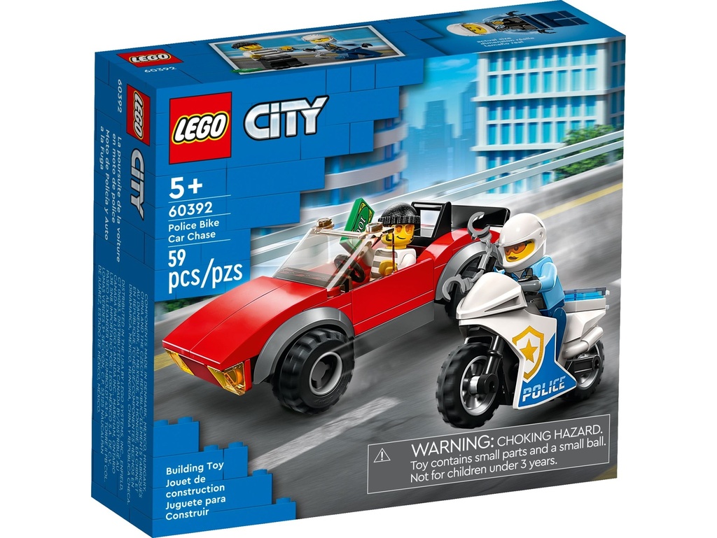 Lego city - La course poursuite de la moto de police