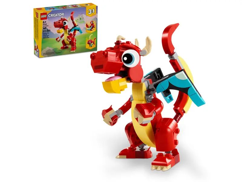 Lego creator - le dragon rouge