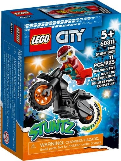 Lego City - La moto de cascade de feu