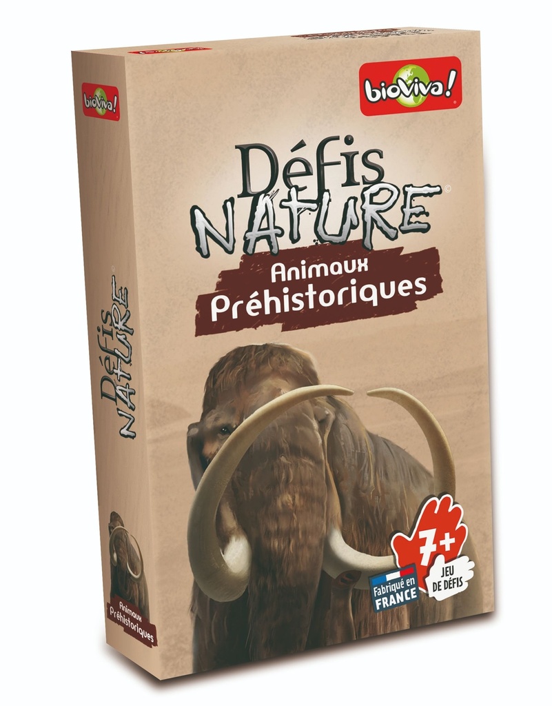 bioviva - defis nature - animaux prehistoriques