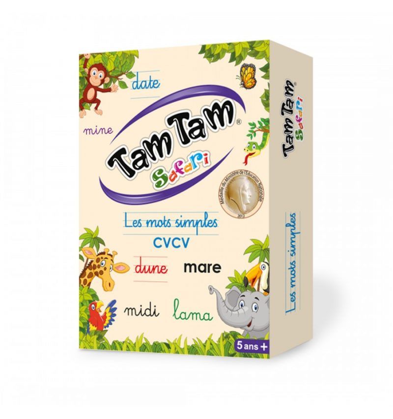 Tam tam safari - les mots simples