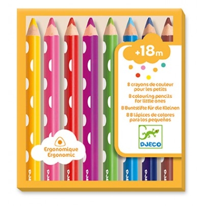 bricolage - les couleurs - 8 crayons de couleurs pour les petits