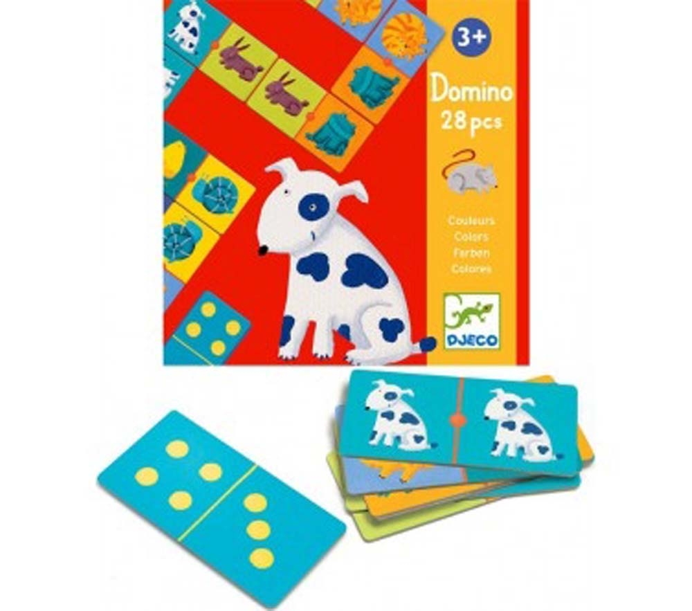 educatif - Domino animaux couleurs