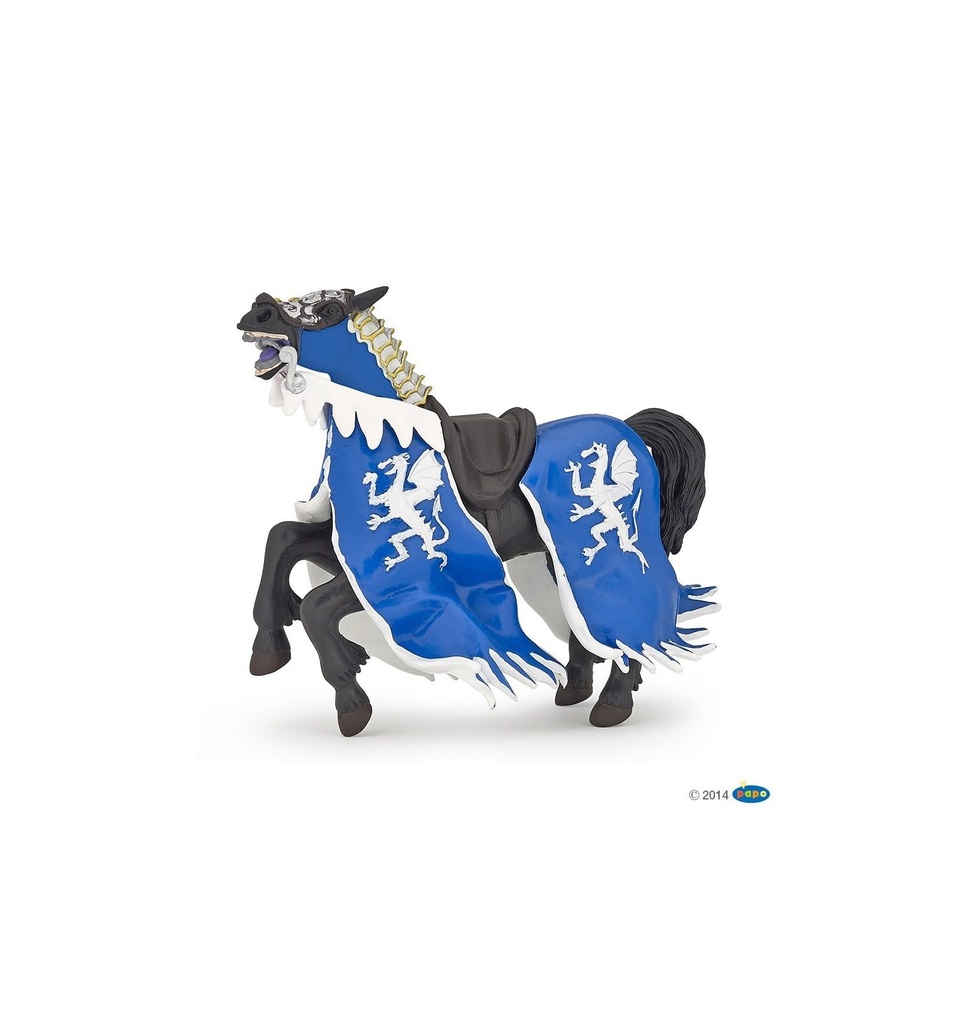 Cheval du roi au dragon bleu