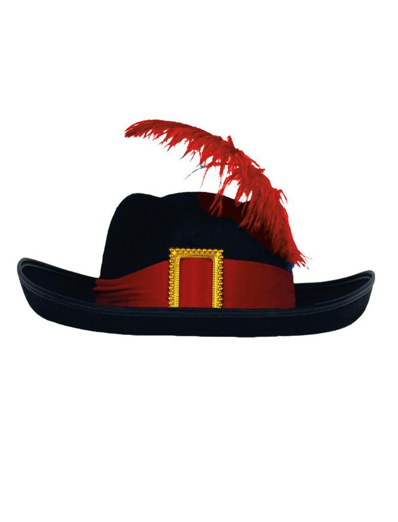 Chapeau mousquetaire noir