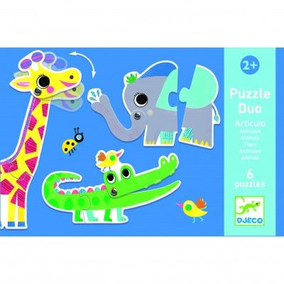 Puzzl duo - articulo animaux