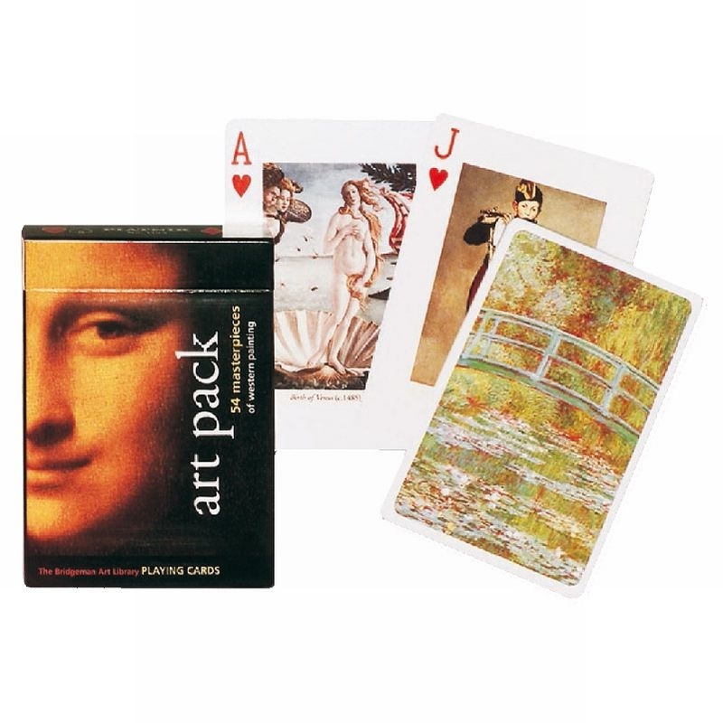 jeu de 55 cartes classique art pack