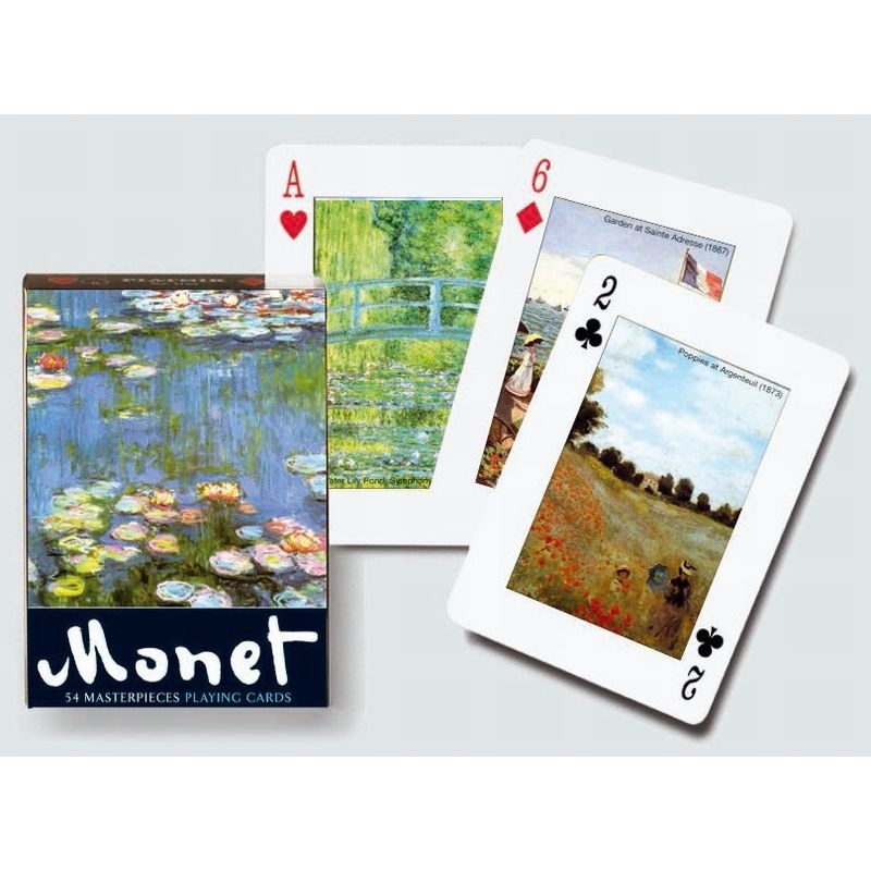 jeu de 55 cartes classique monet