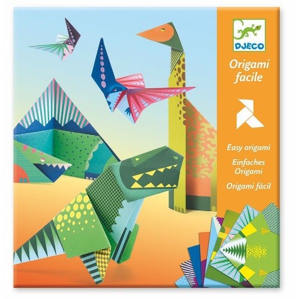 origami facile - dinosaures