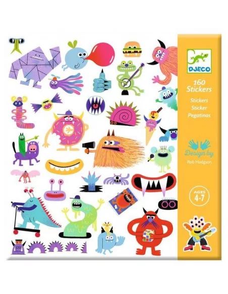 Stickers Papier - Monstres