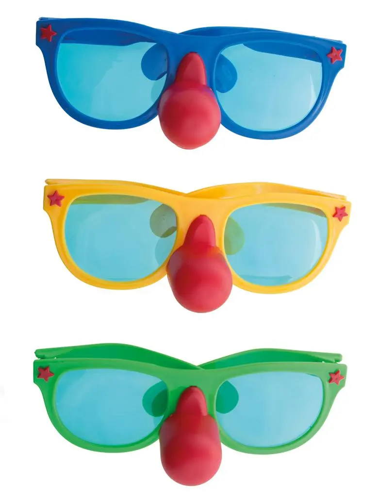 Lunettes géantes avec nez de clown