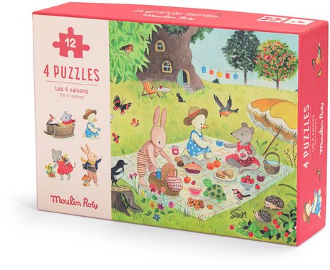 4 puzzles - Les 4 saisons