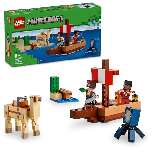 Lego Minecraft - Le voyage en bateau pirate