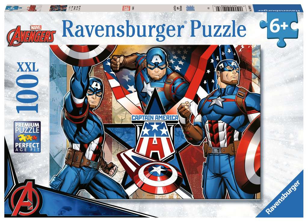 Puzzle 100 pieces - Marvel Captain America