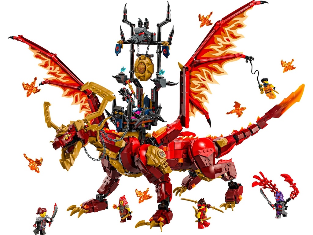 Lego Ninjago 71822 - Le Dragon Source Du Mouvement