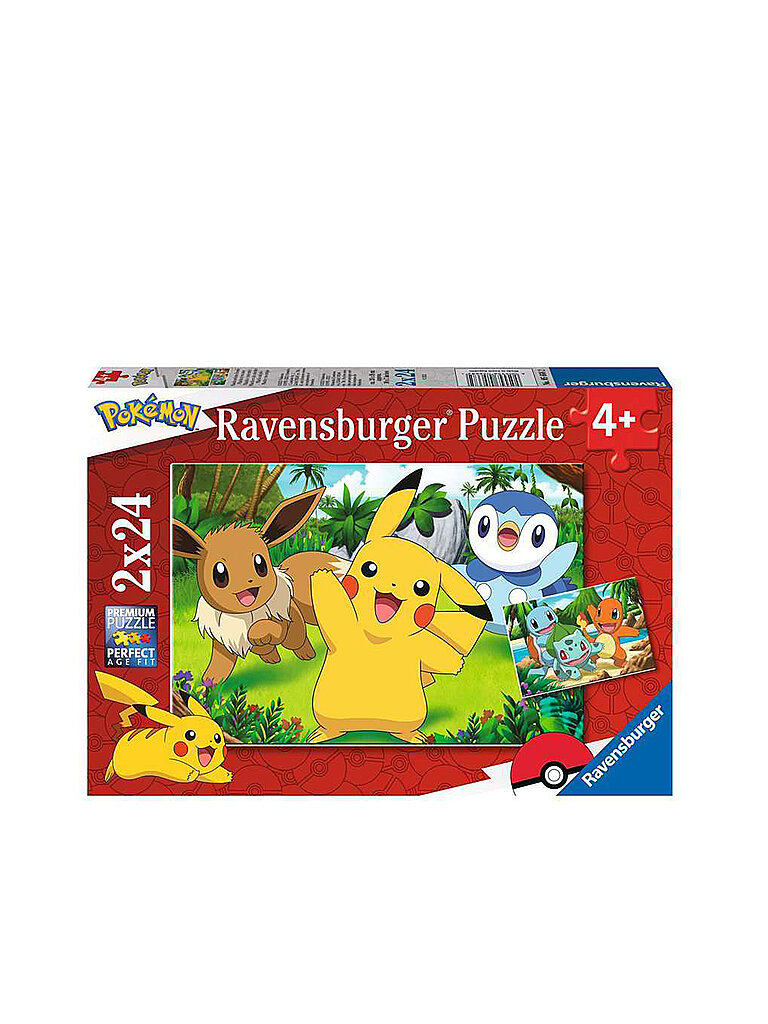 Puzzle 2 X 24 Pieces - Pikachu et ses amis