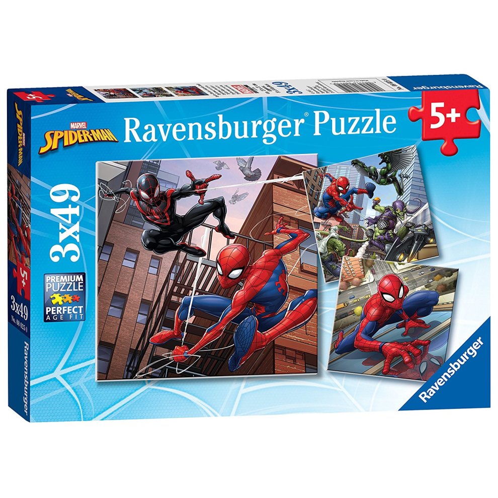 Puzzle 3x49 pièces - Spiderman