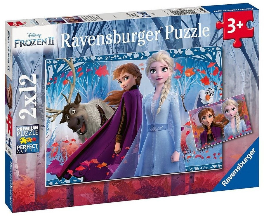 Puzzle 2x12 Pieces - Disney Frozen2 