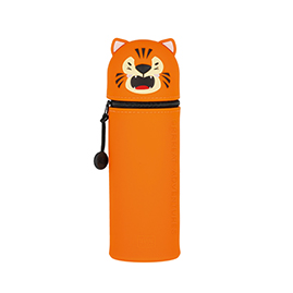 Trousse en silicone 2 en 1 Tigre - Kawaii