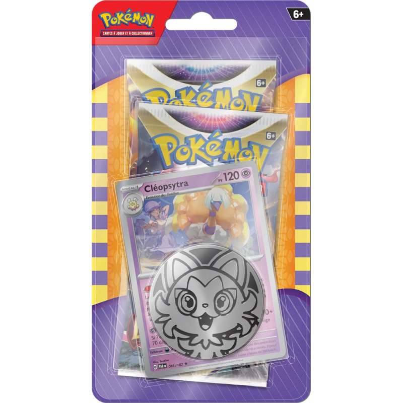 Pokemon EV 6.5 - pack promo 2boosters Cleopsytra