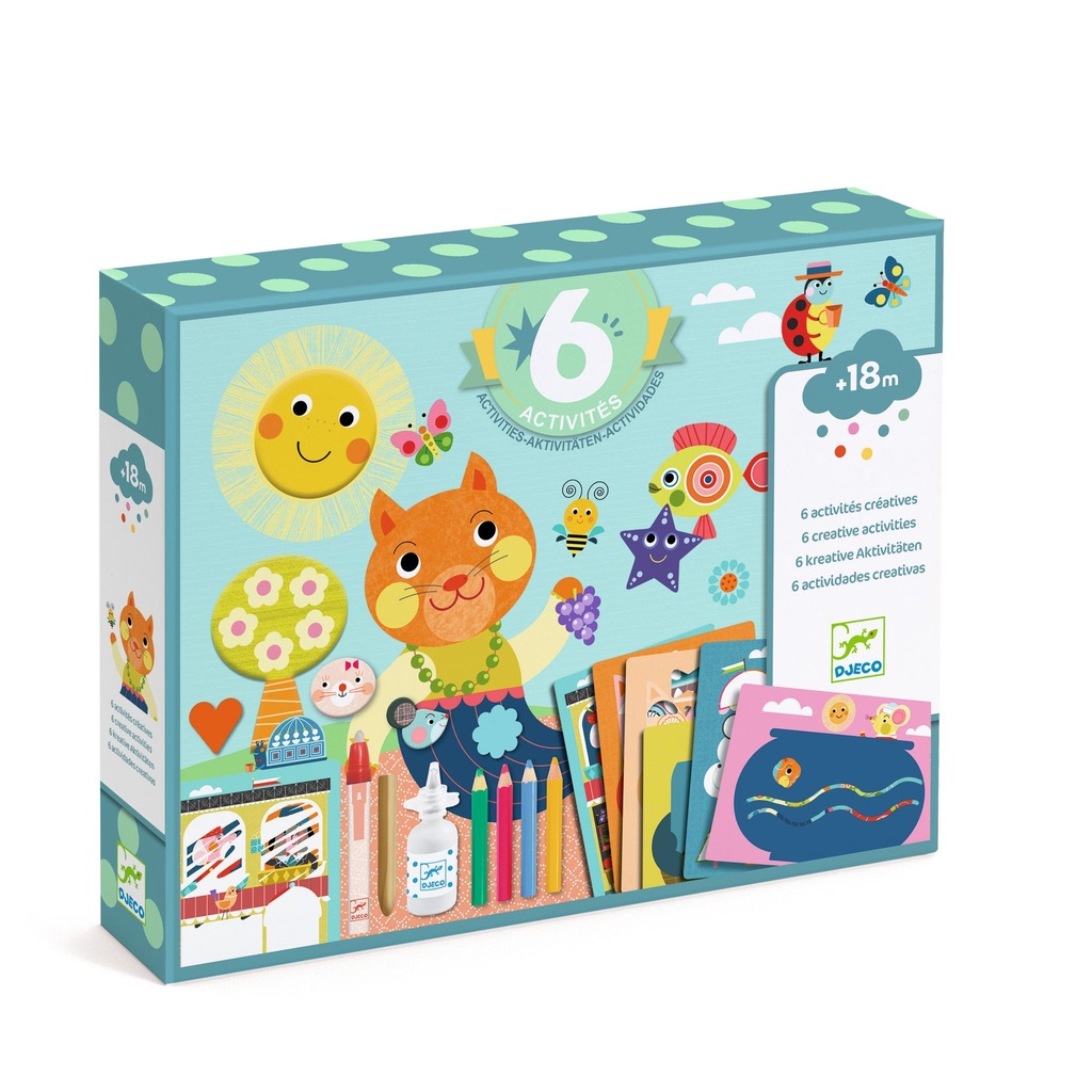 Coffret multi activités - Le chat et ses 
amis