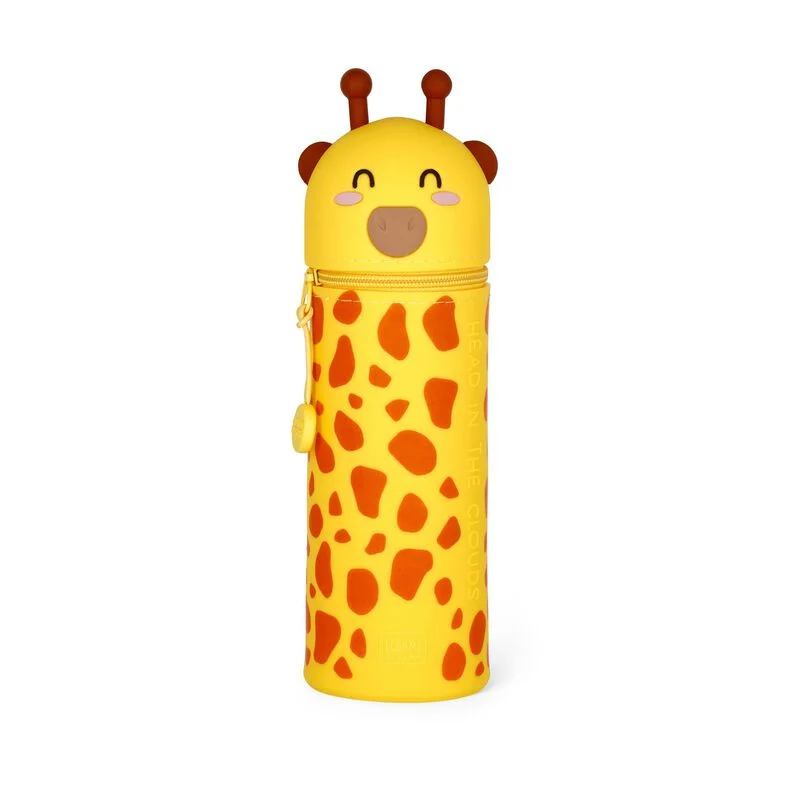 Trousse en silicone 2 en 1 giraffe Kawaii