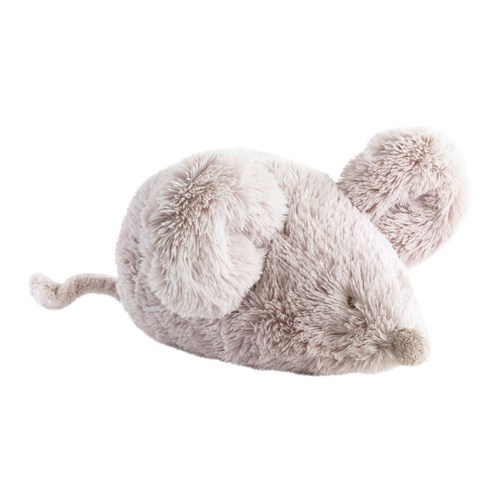 Maude doudou souris musicale beige