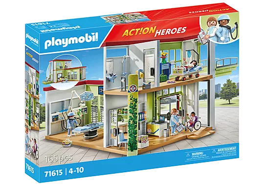 Playmobil action 71615 - Hôpital aménagé