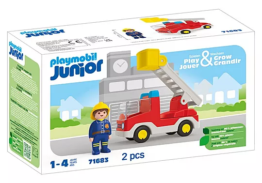 71683 JUNIOR: Camion de pompier avec échelle pivotante