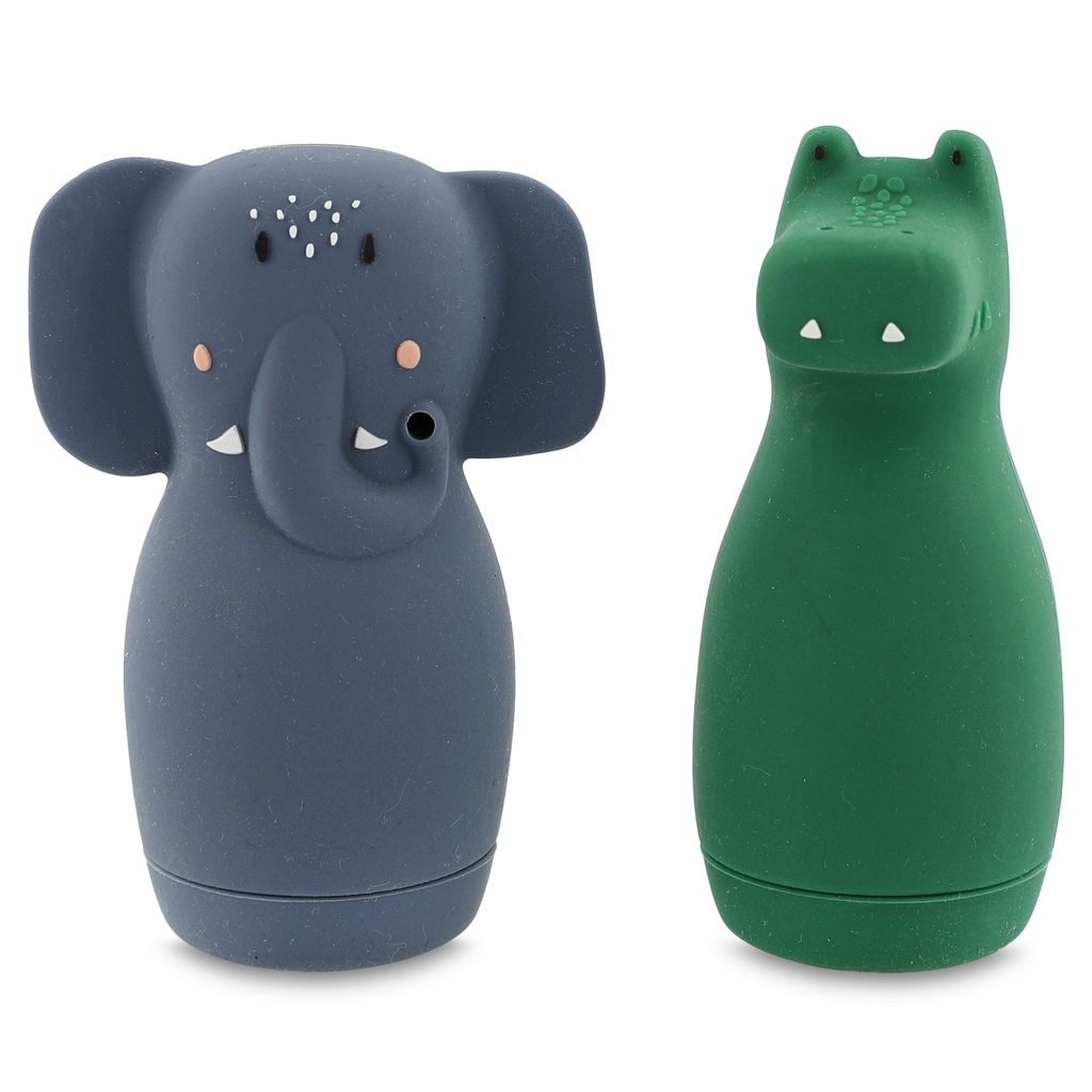 Jouets de bain aspergeur - Mrs. Elephant  & Mr. Crocodile 