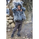 Veste de Loup-garou avec gants 3/4 ans