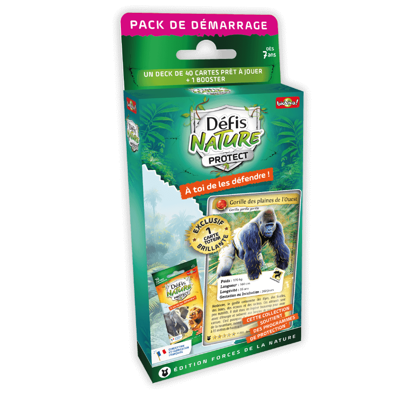 Bioviva - Défis Nature Protect - Pack de démarrage - Gorille