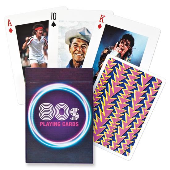 Jeu de cartes eighties 