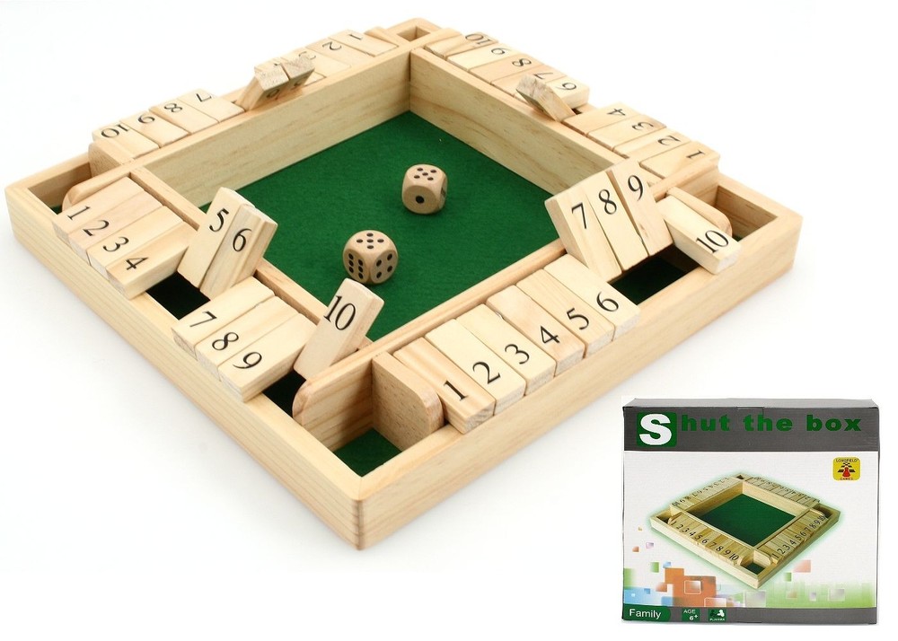 SHUT THE BOX 4 JOUEURS