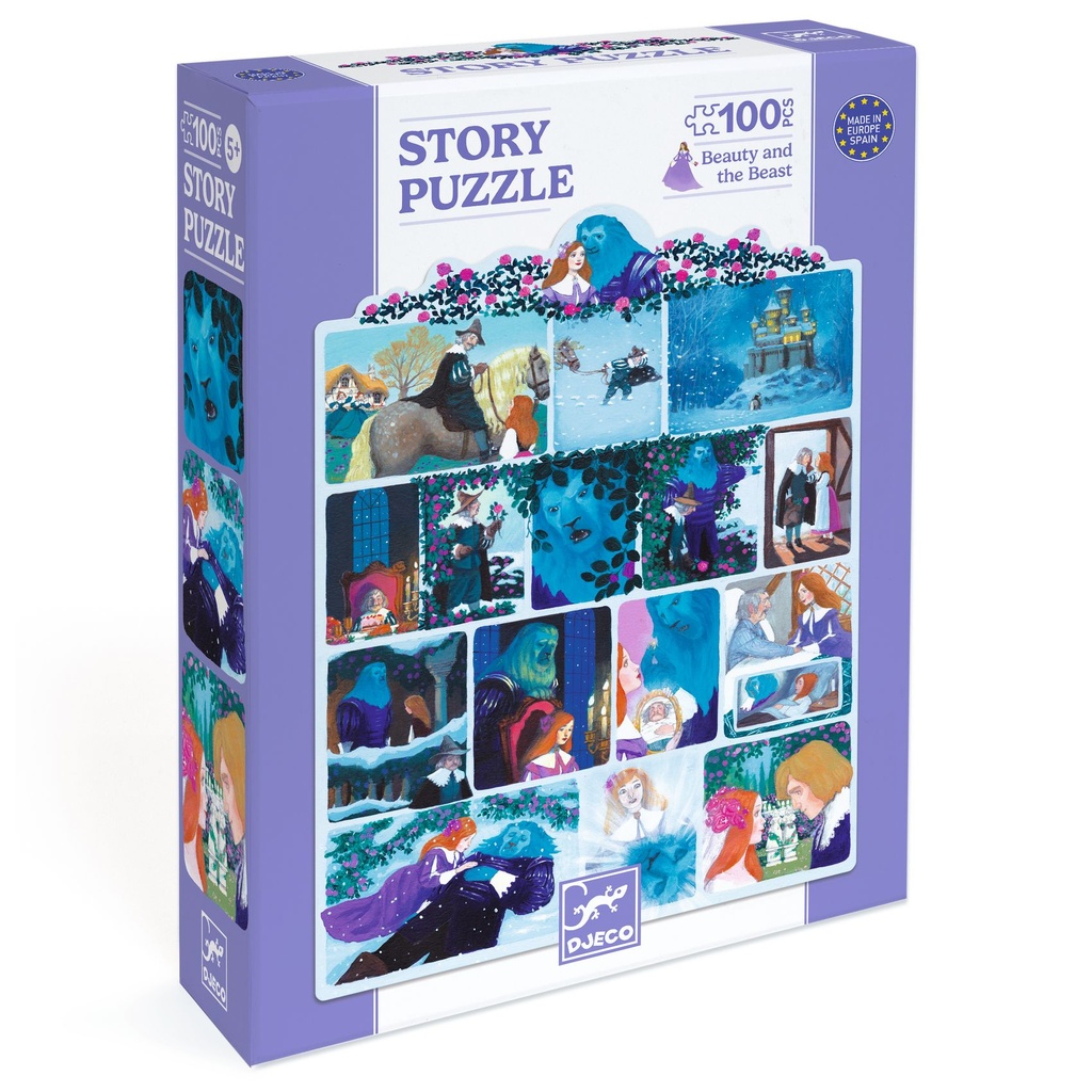 Story puzzle 100 pcs - la belle et bête