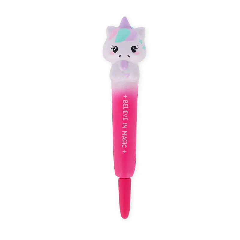 Stylo à encre gel anti-stress - Squeezies licorne