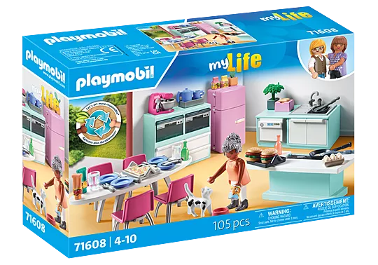 Playmobil 71608 -  Cuisine avec ilôt central