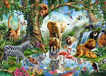 Puzzle 1000 pieces - Aventures dans la jungle