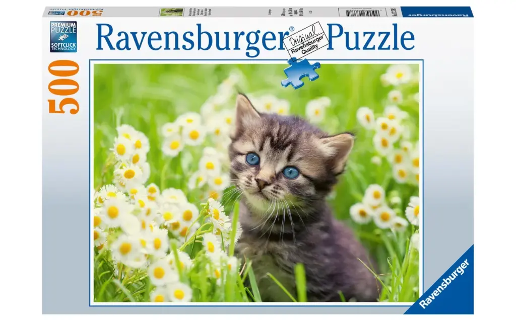 Puzzle 500 p - Chaton Prairie