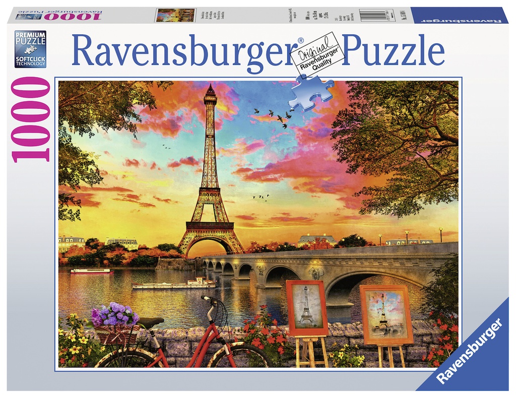 Puzzle 1000pcs - Paris en peinture