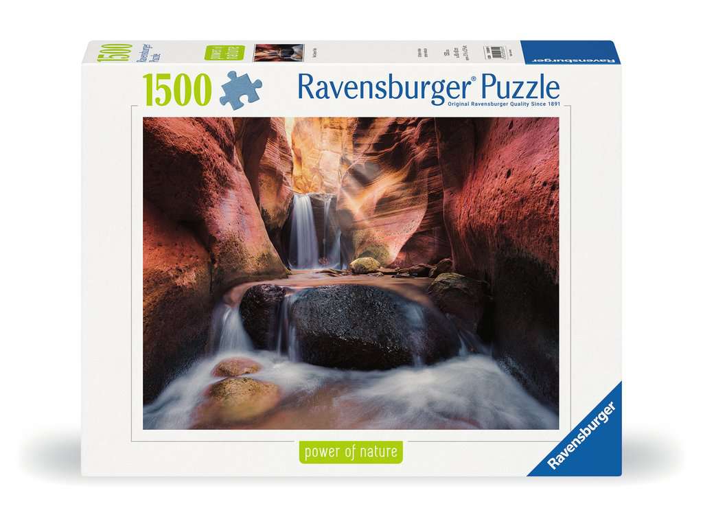 Puzzle 1500pcs - Power of nature - Red Canyon Falls