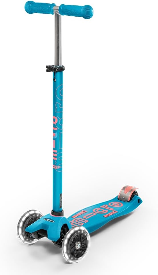 Micro Maxi Micro scooter Deluxe LED Caribbean Blue