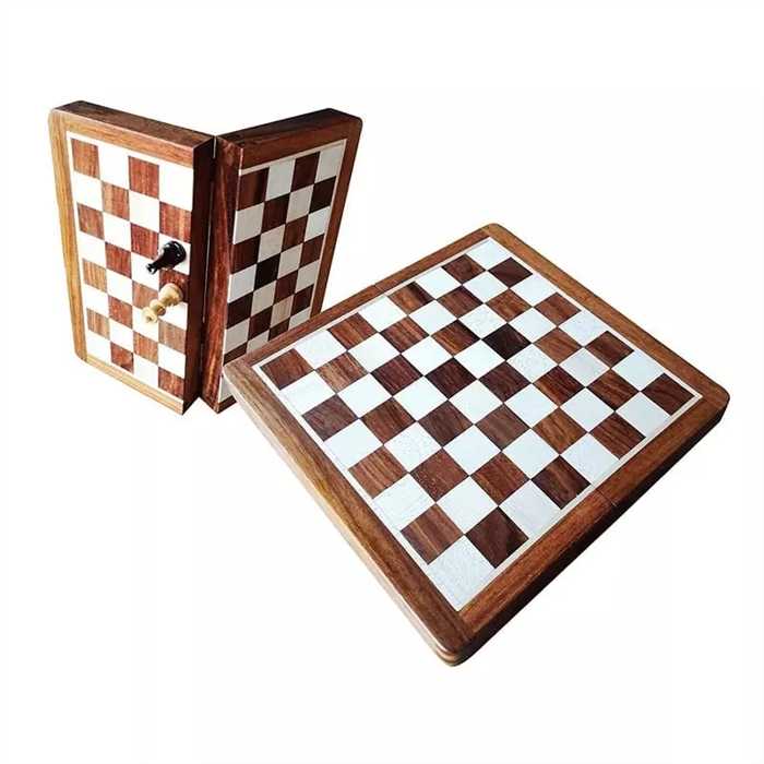 ECHECS PLIABLE 18 CM MAGNETIQUE PALISSANDRE