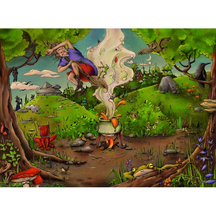 127777 Puzzle 500p - Chez la sorcière de la forêt