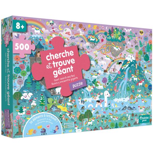 Puzzle Enfant Auzou Cherche Et Trouve Géant 500 PièCES