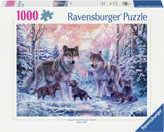 120006473 - Puzzle 1000p - Loups arctiques