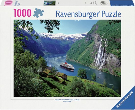 120004752  - Puzzle 1000p - Fjord norvégien